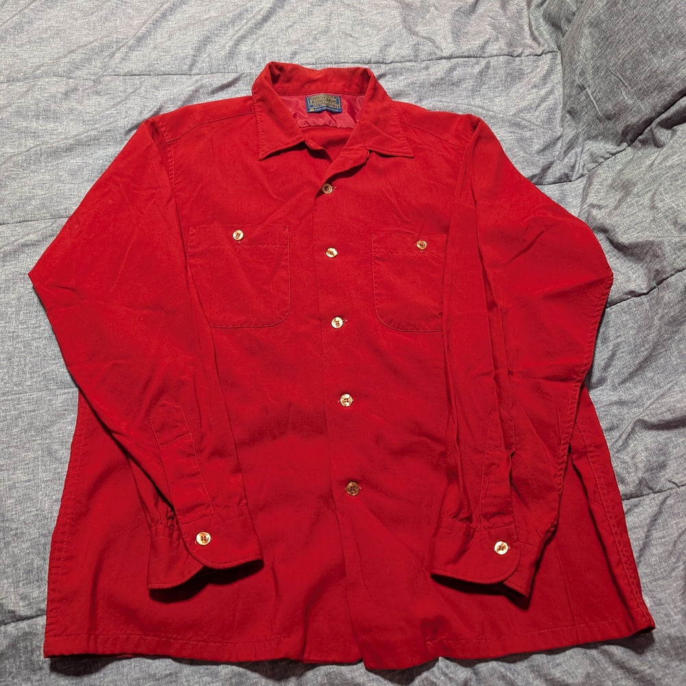 Pendleton Red Men's Shirt Jacket